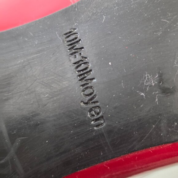 Guess by Marciano Kasenna Ruby Red Patent Leather Heels Size 10 - Picture 10 of 11